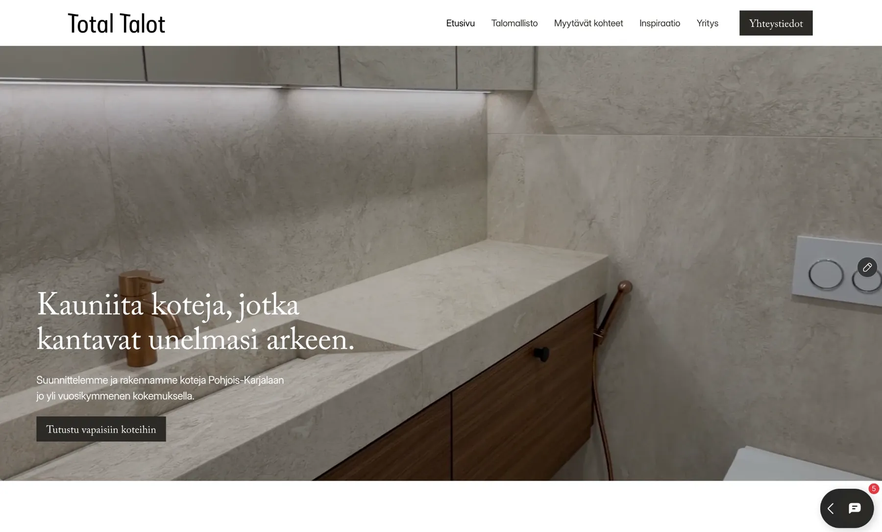 Total Talot website built by Fearless